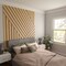 Ekena Millwork 94H x 1/4T Adjustable Wood Slat Wall Panel Kit w/ 4W Slats, Maple contains 11 Slats SWW55X94X0250MA - alternate 8
